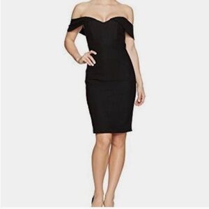 NWT Bardot Black Strapless Eva snakeskin print dress - extra small